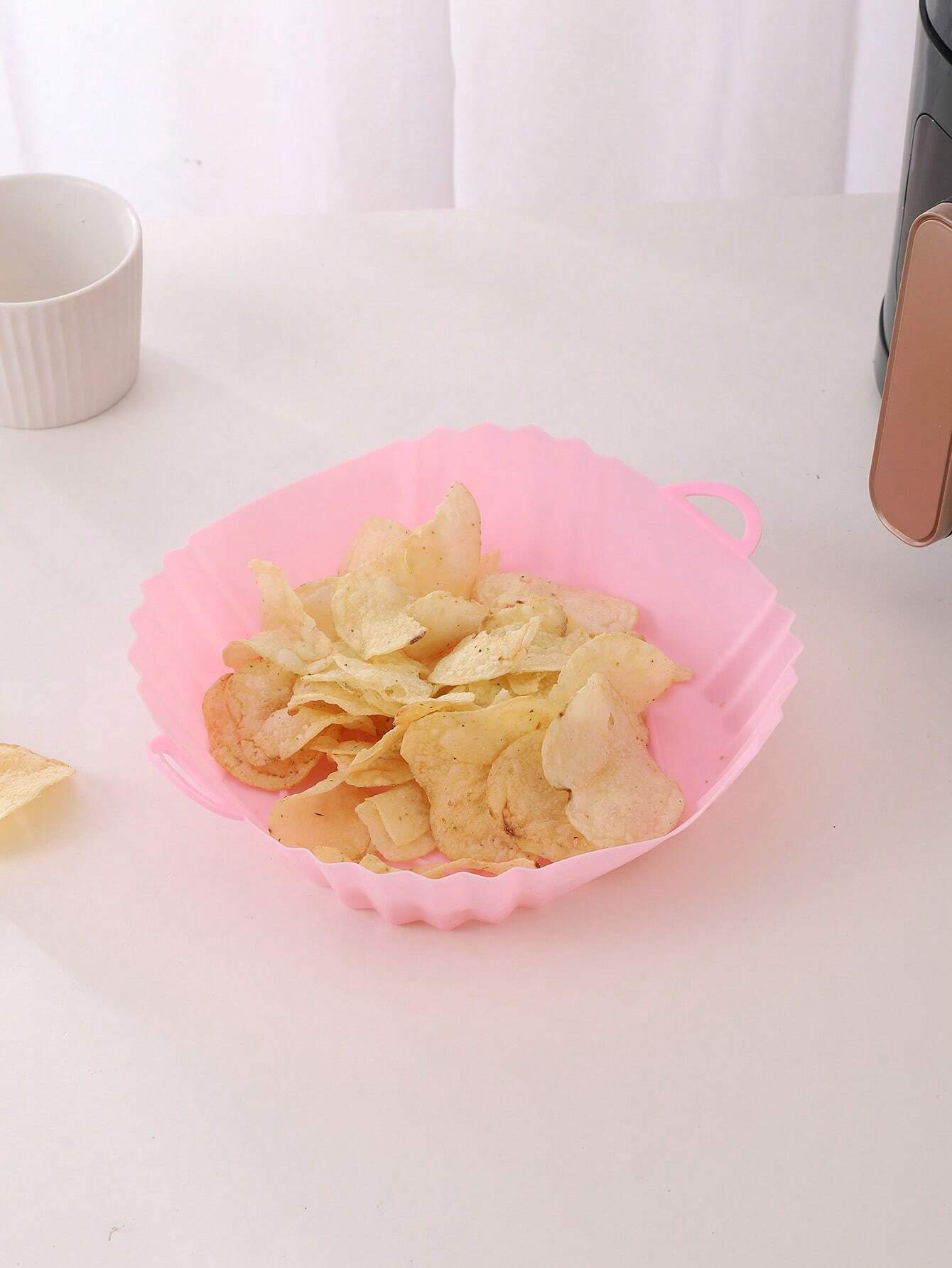 에어프라이어 실리콘 냄비 1개, 에어프라이어용 모던 냄 - Mini Waffle Maker Machine 리뷰 및 가격