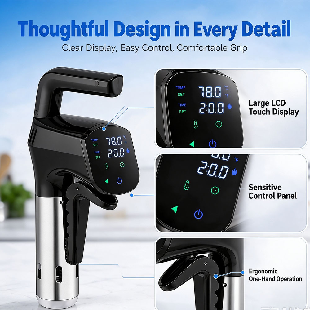 와이파이(WiFi) 기능이 있는 1800W 정밀 온도  - Digital Sous Vide Precision Cooker 리뷰 및 가격
