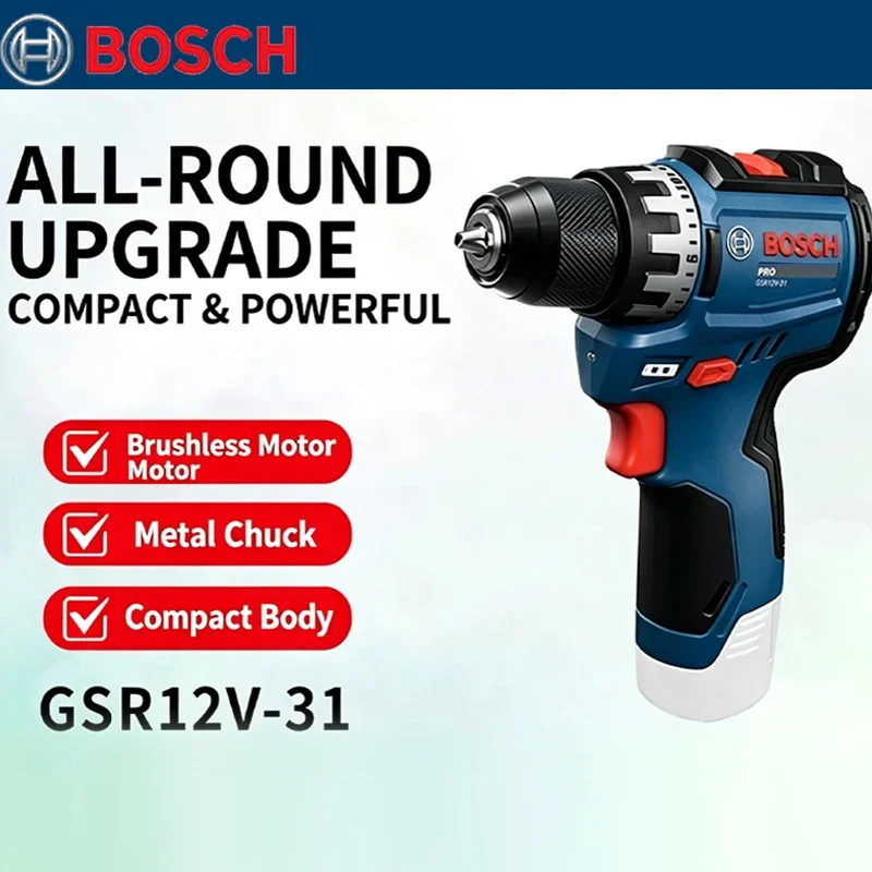 보쉬 GSR 12V-31 브러시리스 전기 드릴 고토크  - Home Appliances 리뷰 및 가격