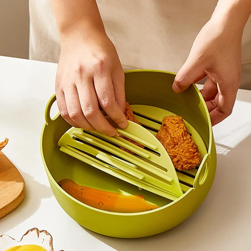 라운드 에어 프라이어 라이너 스퀘어 에어 프라이어 실리 - Air Fryer Silicone Pot Liner 리뷰 및 가격