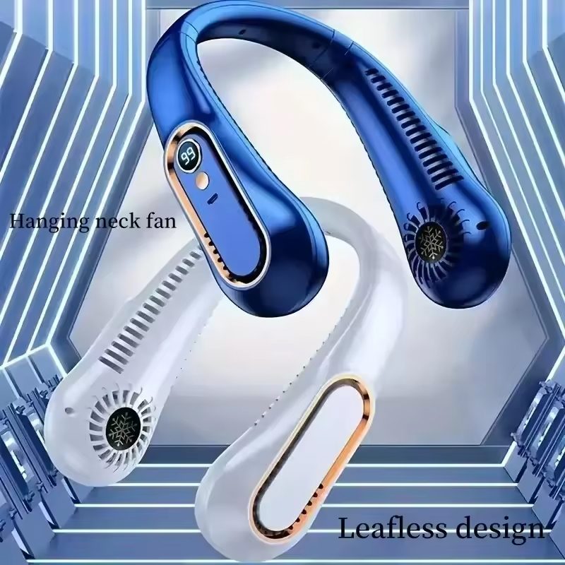 목걸이형 선풍기 디지털 디스플레이 파워 벤틸라도르 날개 - Portable Blender Usb Rechargeable 리뷰 및 가격